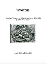 Invictus SATB choral sheet music cover